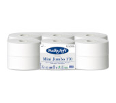 Papier toaletowy Mini Jumbo 170m (12szt) 65006 PREMIUM BulkySoft 100% celuloza