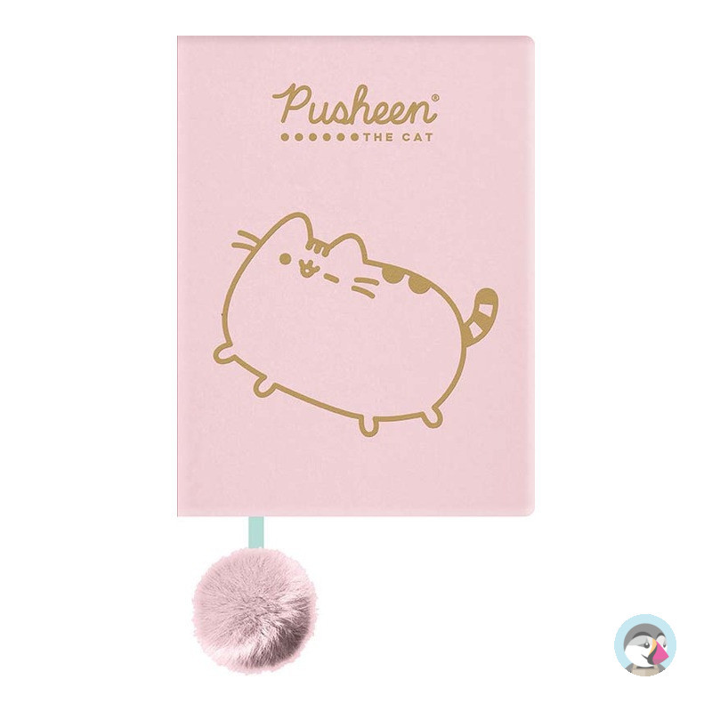 Notes pluszowy Notatnik A5 96 kartek w linie PUSHEEN St.Majewski