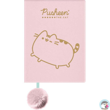 Notes pluszowy Notatnik A5 96 kartek w linie PUSHEEN St.Majewski