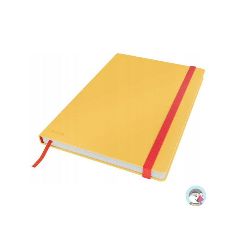 Notatnik Leitz Cosy, B5, kratka, żółty 44820019