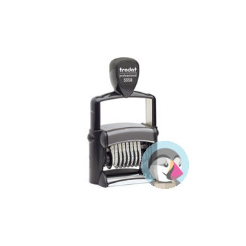 Numerator 5558/PL 8/5mm z płytką tekstową 56x33 PROFESSIONAL LINE TRODAT