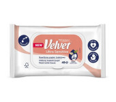 Papier toaletowy VELVET (48 listków) nawilżany Ultra Sensitive