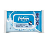 Papier toaletowy VELVET (48 listków) nawilżany Pure