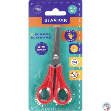 Nożyczki leworęczne z miarką 13cm 533760 STARPAK