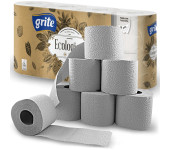Papier toaletowy GRITE Ecological (8 rolek)3 warstwy 135 listków