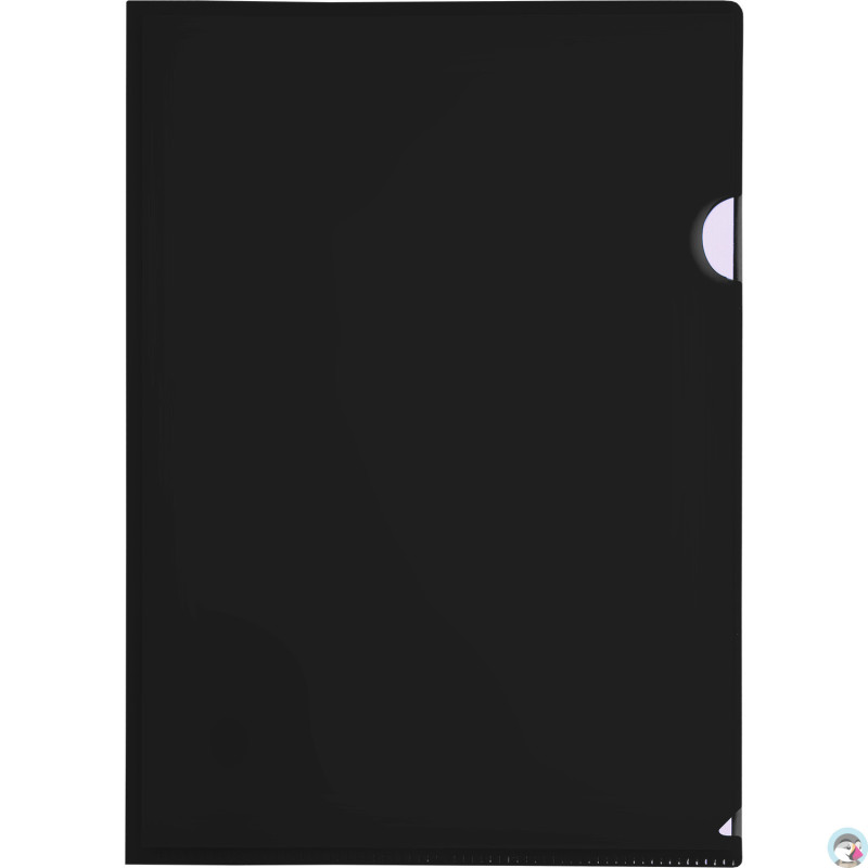 Obwoluta A4 PP L grubość 0.14mm (12sz) czarna BT615-V TETIS