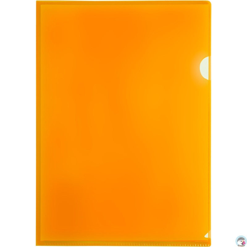 Obwoluta A4 PP L grubość 0.14mm pomarańczowa (12) BT615-P TETIS