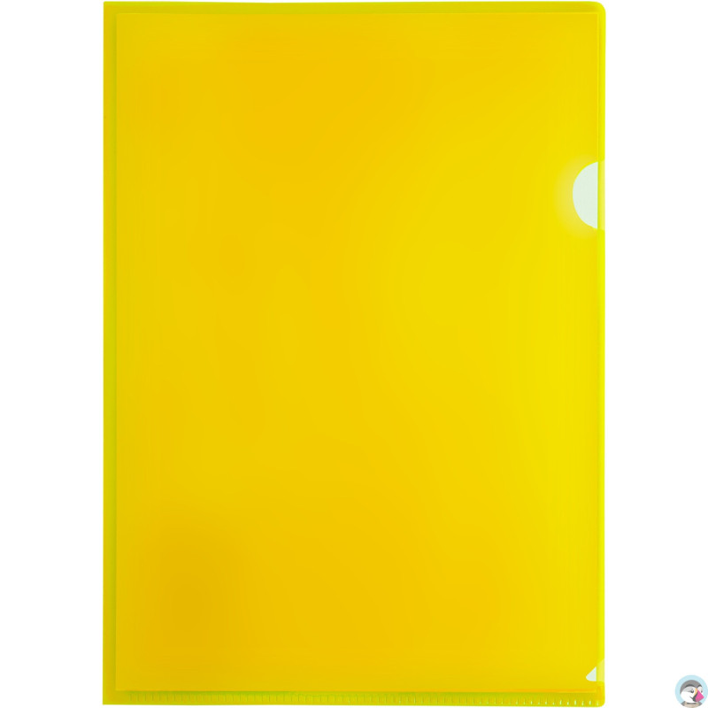 Obwoluta A4 PP L grubość 0.14mm żółta (12) BT615-Y TETIS