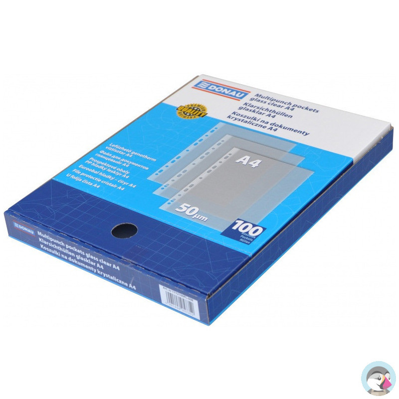 Koszulka krystaliczna A4 50mic w kartonie (100szt.) 1772100PL-00B DONAU