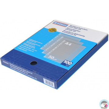 Koszulka krystaliczna A4 50mic w kartonie (100szt.) 1772100PL-00B DONAU